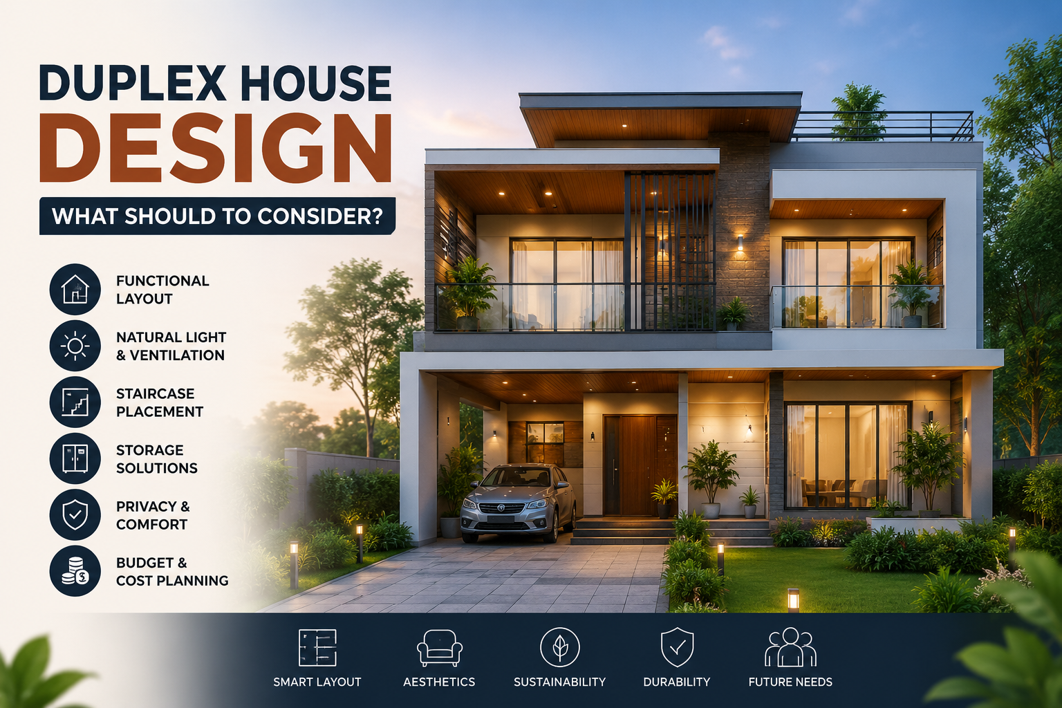 Duplex House Design What Should to Consider