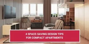 interior design for home, 4 Space-Saving Design